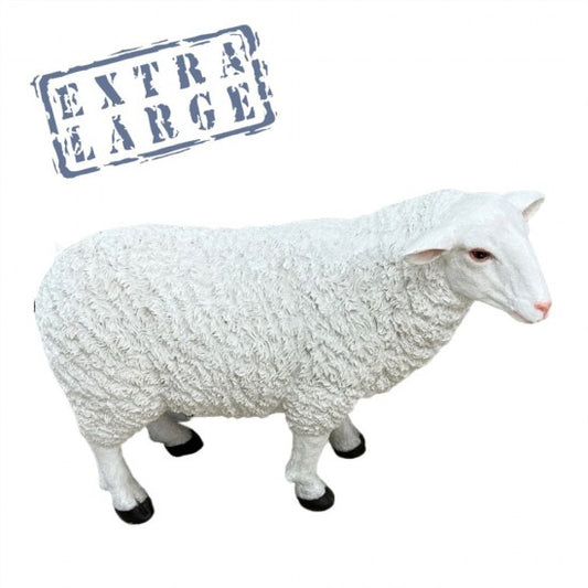 Fiberglass Extra Large Garden Sheep Statue
