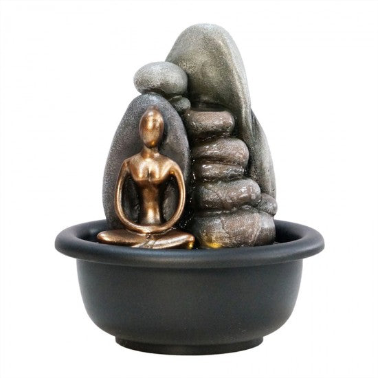 Yoga Human Fountain Water Feature  