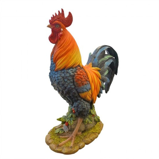 Resin Rooster Statue