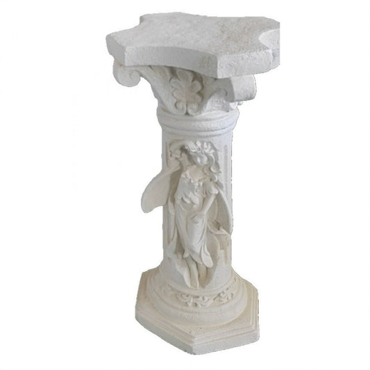 Roman Column Pillar Girl Statue  