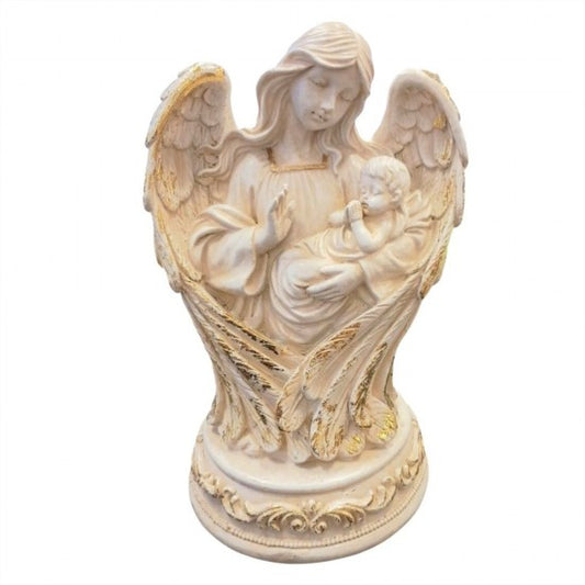 Resin Angel with Baby Statue