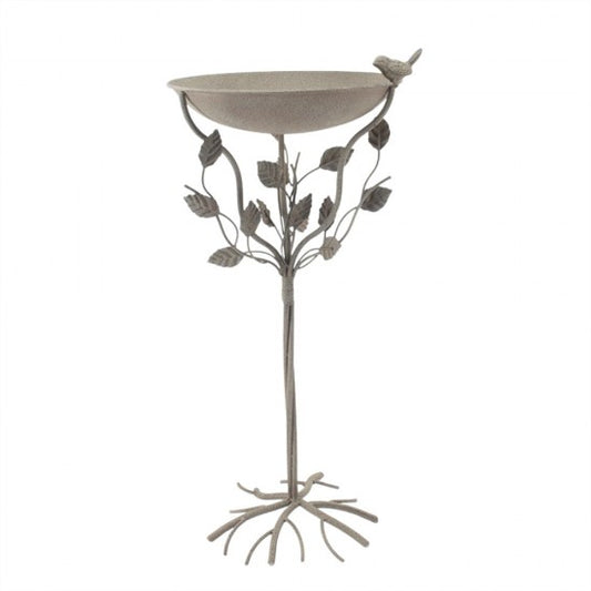 Metal Birdbath Statue