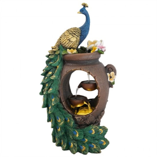 Resin Peacock Fountain Fountain