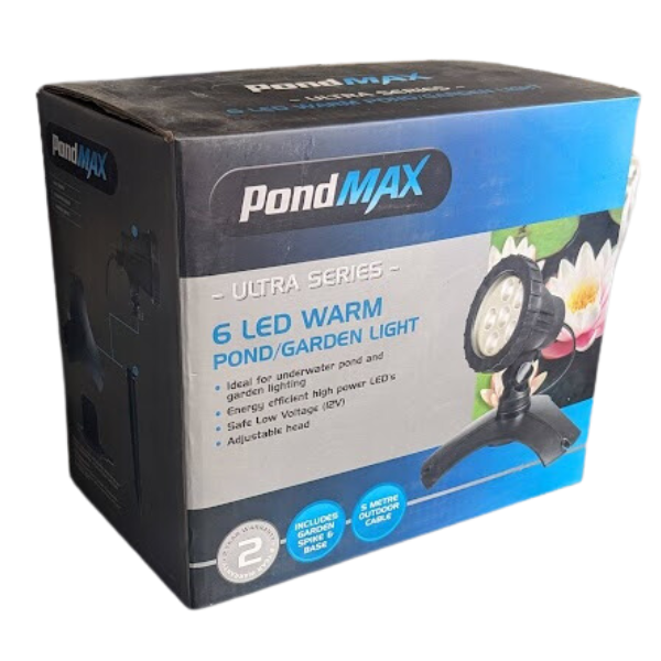 PondMAX 6 LED Warm Pond/Garden Light