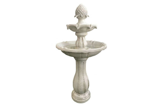 Bird Bath 3 Tier Solar Water Feature Ivory Water Feature  