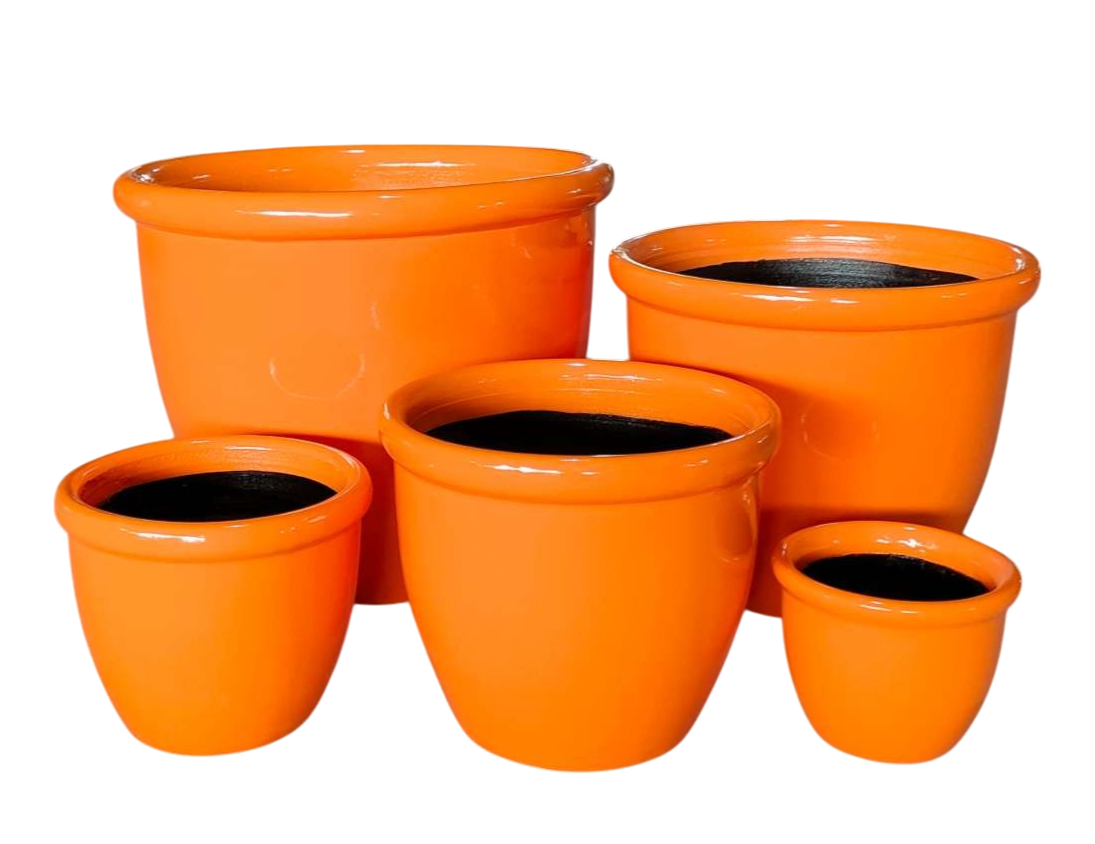352 Decor Gloss Pot Pot Orange 60x51