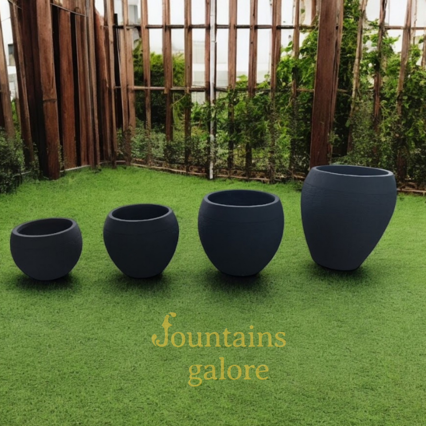 Medium Concrete Gentong Pots