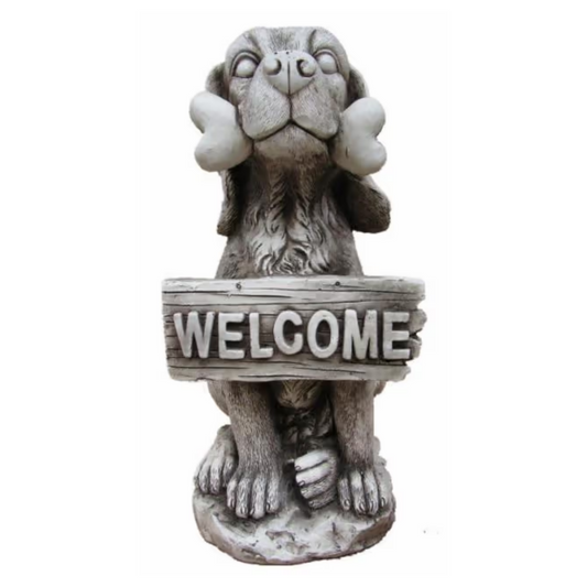 Welcome Dog Statue Statue  