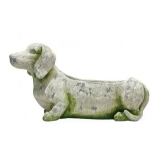 Sammy Sausage Dog Pot Statue  