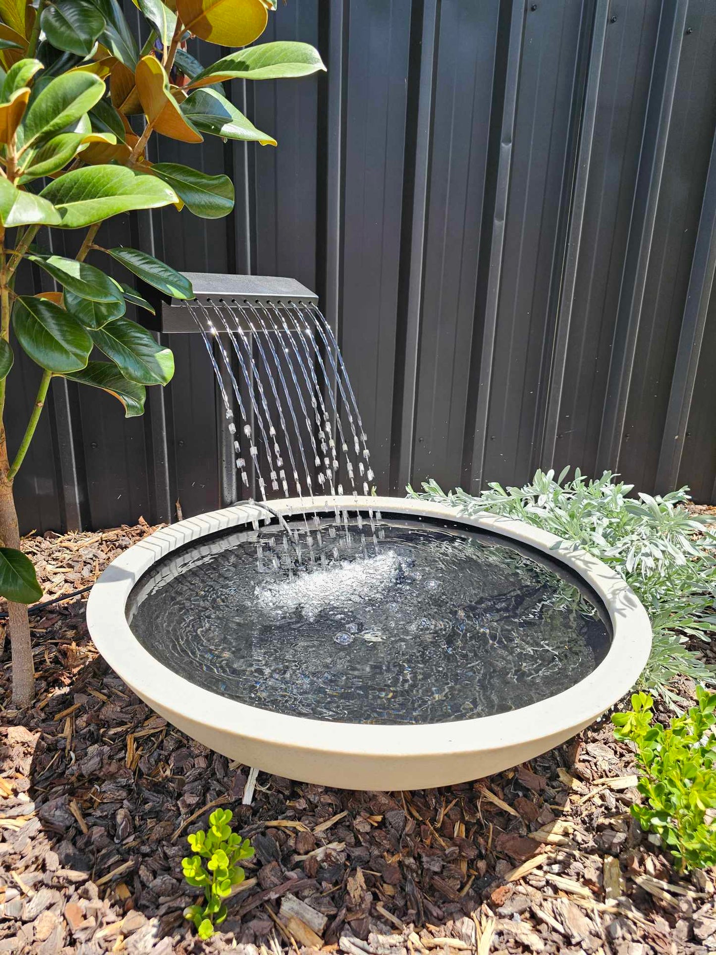 Kai "RAIN DROP" Water Feature with Urban Bowl Water Feature  