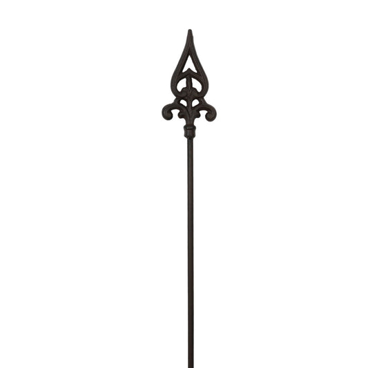 Finial Antique Brown Garden Stake Decor  