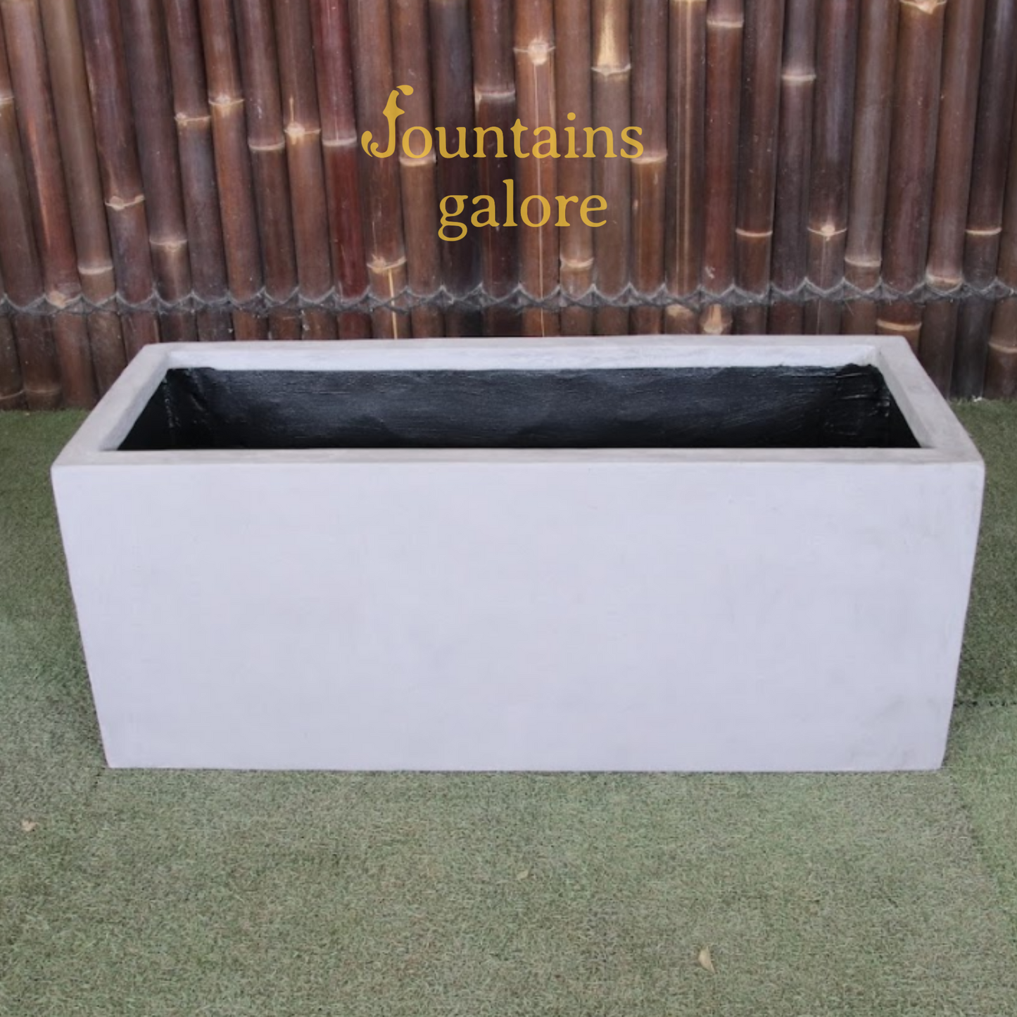 GRC Rectangle Pots Pots & Planters Grey Medium