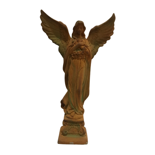 Angel in Antique Rust Statue Statue