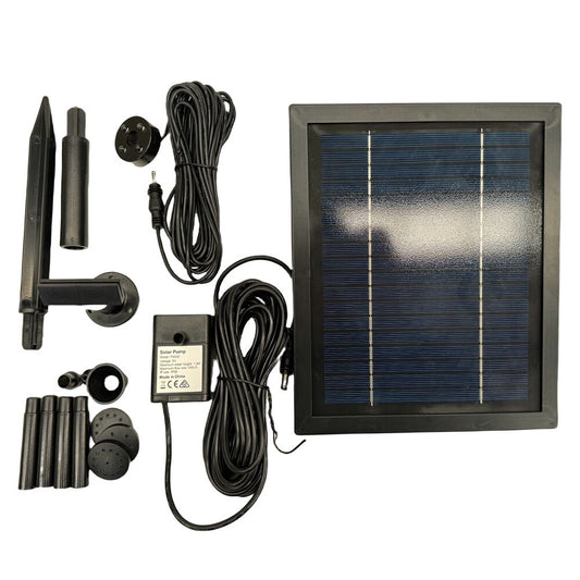 P003C 9V Solar Pump and Panel Water Feature  