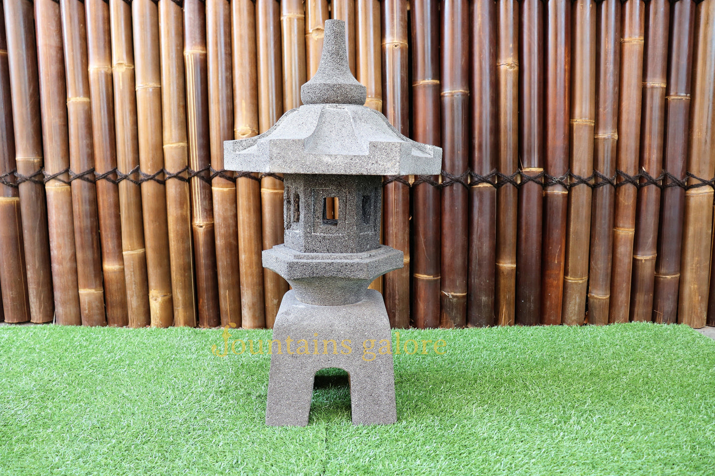 Lava Stone Lantern (62cm to 155cm) Statue Small (72cm) 