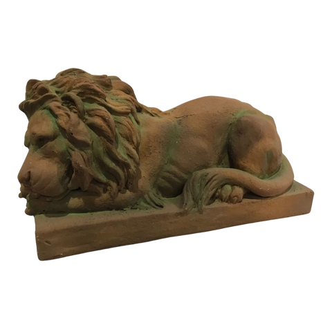 Statue Sleeping Lion Statue  
