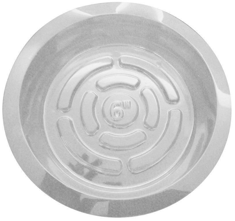 Vinyl Saucer Clear 15.2cm