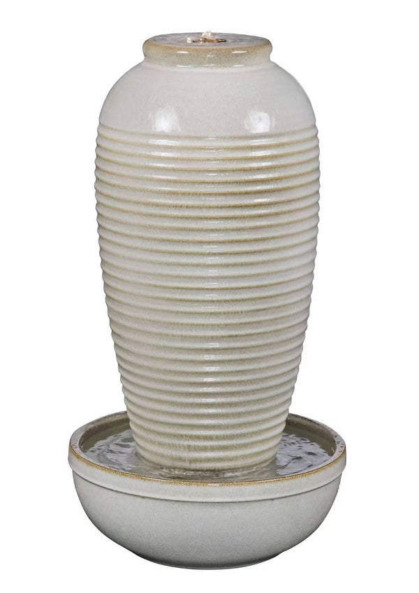 Ripple Ribbed Urn Fountain
