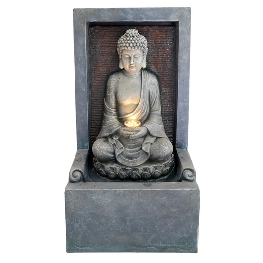 Alcove Buddha Fountain Water Feature  