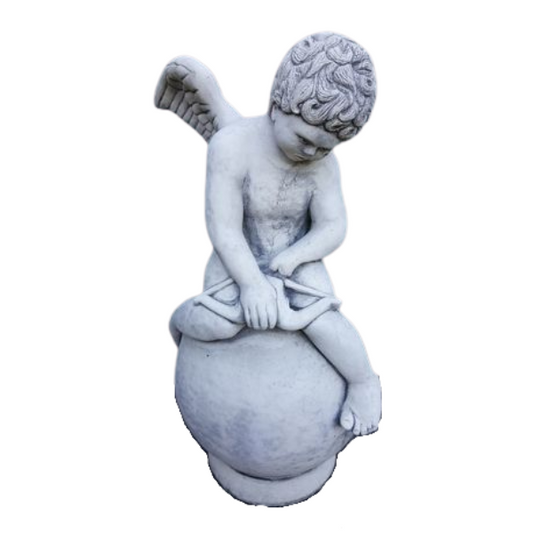 Angel On Ball Statue Statue  