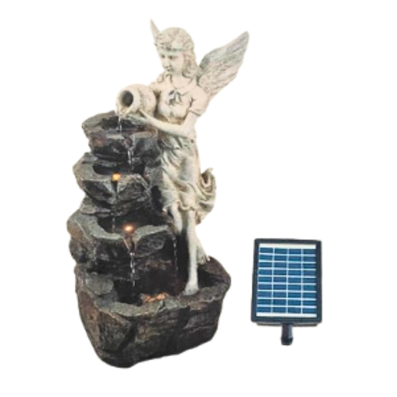 Aurora Fairy Solar Fountain Water Feature  