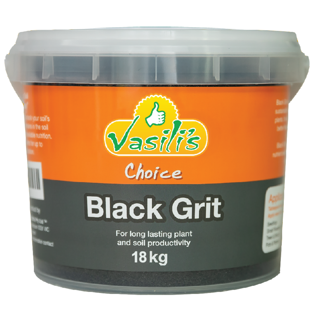 Vasili's Black Grit 18 kg Miscellaneous  