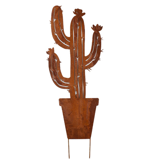 Saguaro Cactus Stake Decor  