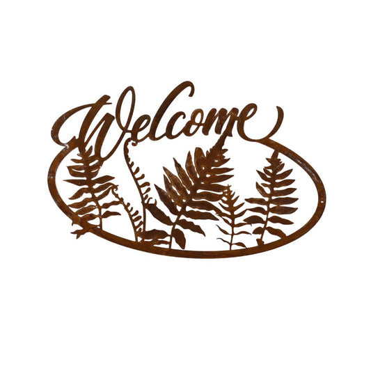 Fern Welcome Wall Art Decor
