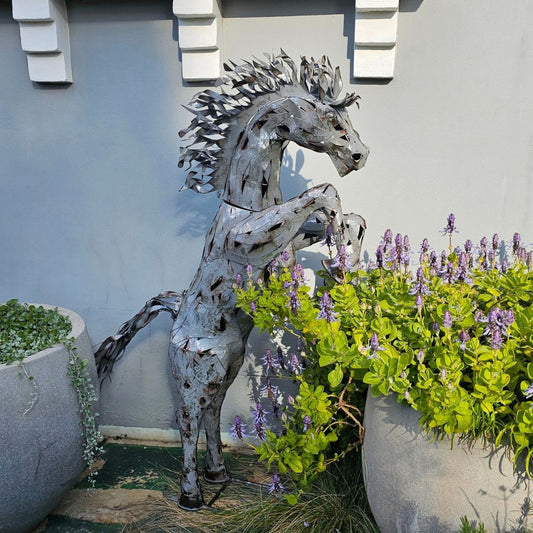 Silver Horse Sculpture (1.13 Metres) Statue