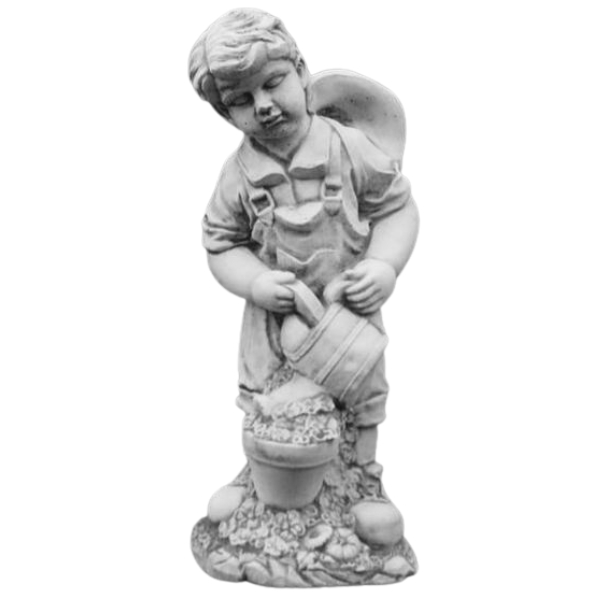 Boy with Watering Can Statue Statue  