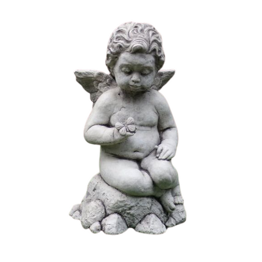 Butterfly Cherub Statue Statue  