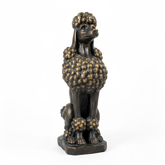 Taj the Poodle Statue Statue Bronze
