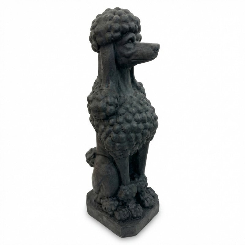 Taj the Poodle Statue Statue Black