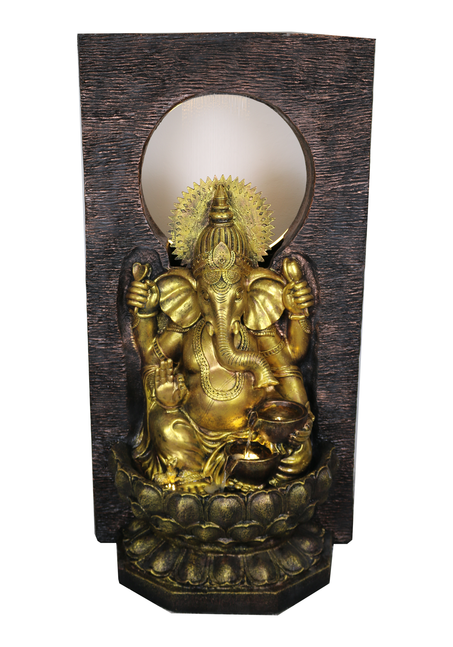 Radiant Ganesha Fountain Water Feature  