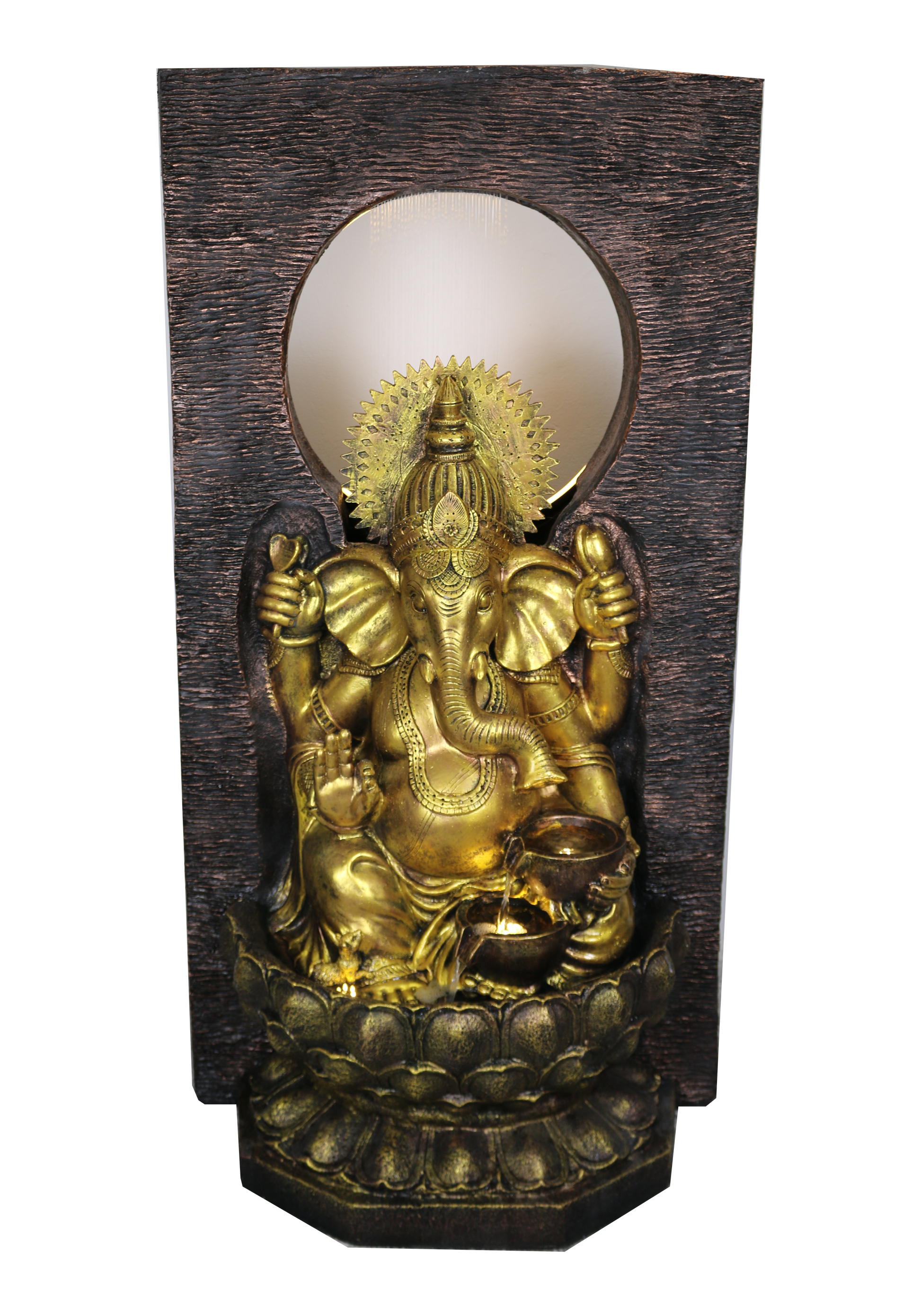 Radiant Ganesha Fountain Water Feature  