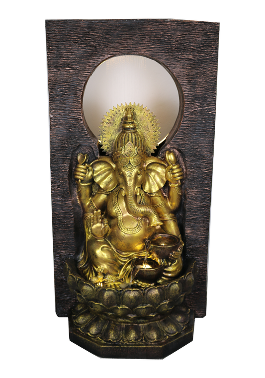 Radiant Ganesha Fountain Water Feature  
