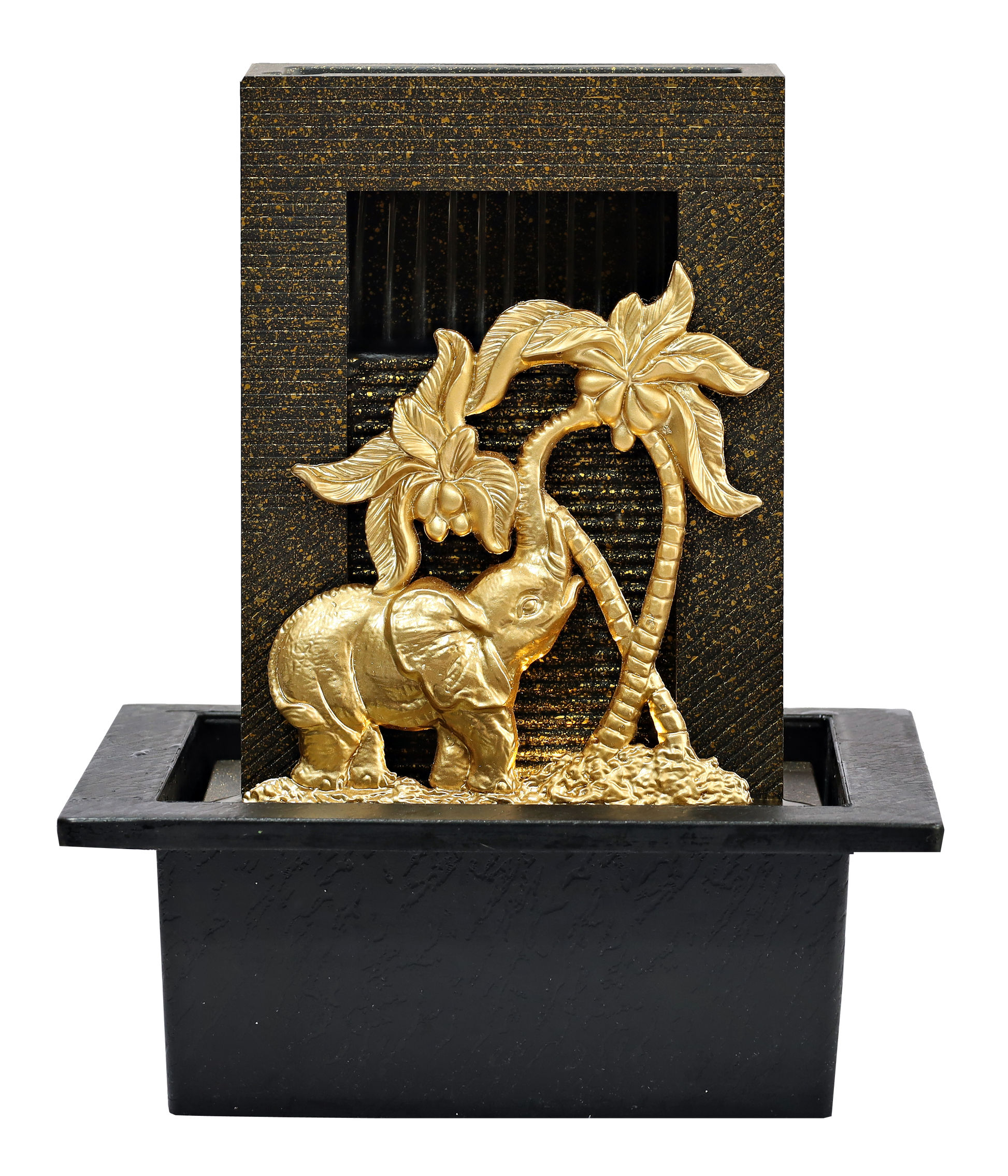 Tropical Elephant Rain Water Feature  