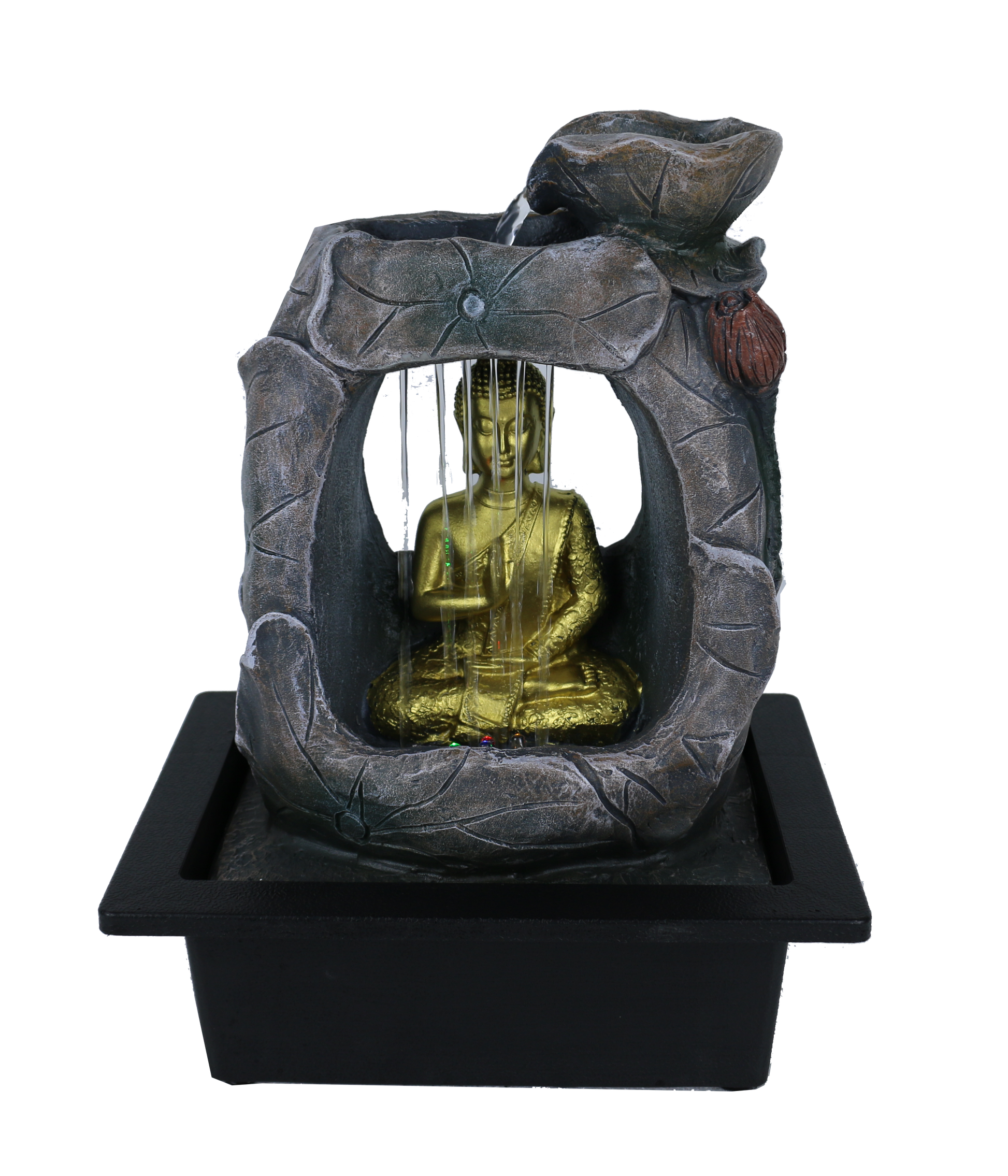Raining Zen Buddha Water Feature  