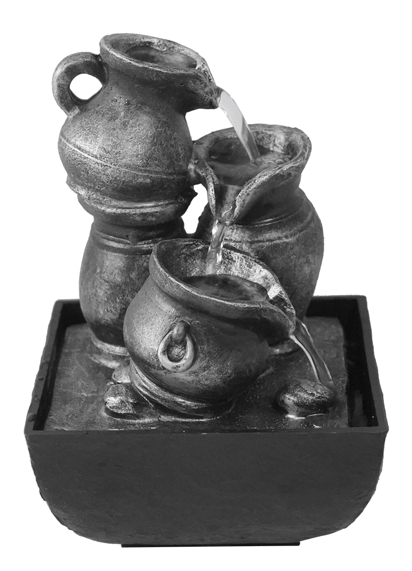 Stacked Urns Water Feature  