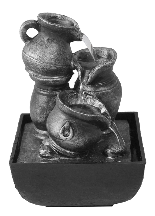Stacked Urns Water Feature  
