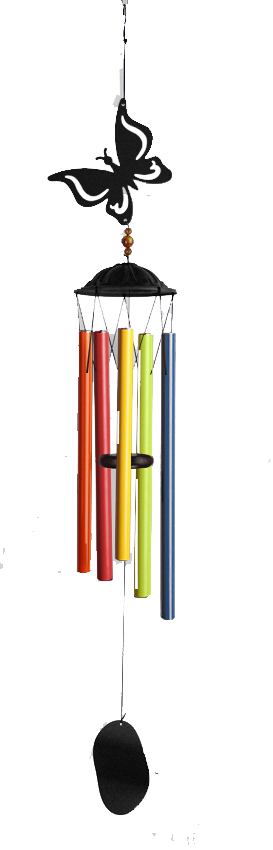 Butterfly Rainbow Wind Chime Water Feature  