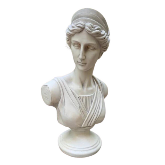 Bust Elizabeth Statue Statue Cream 