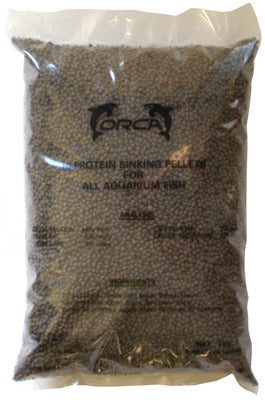 Orca Hi-Protein Sinking Pellet Fish Food Aquarium Food 2kg Large