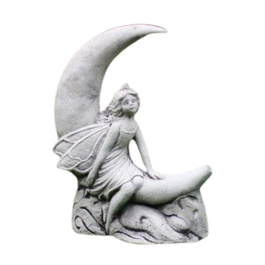 Fairy On Moon Statue Statue  