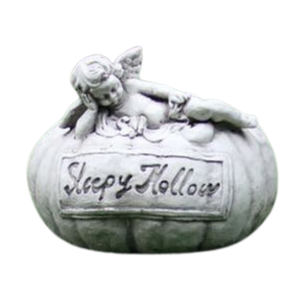 Fairy On Pumpkin Statue Statue  