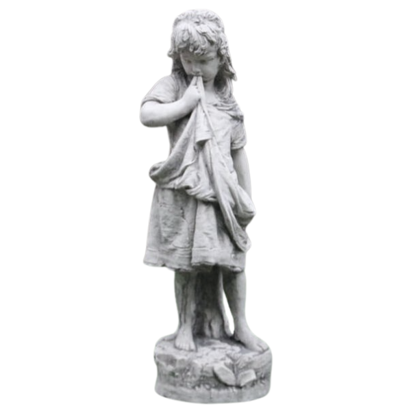 Girl Sucking On Dress Statue Statue  