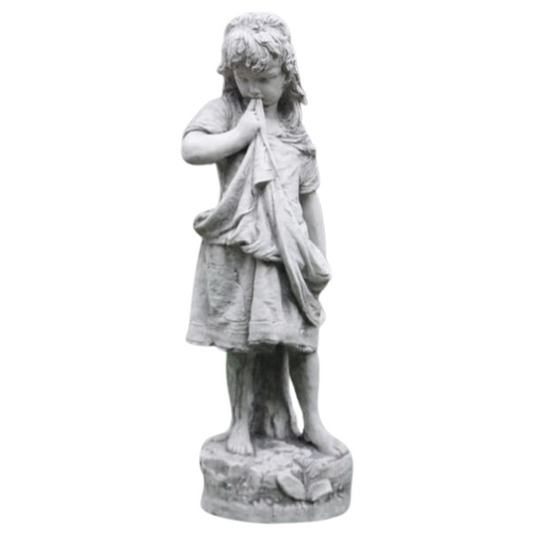 Girl Sucking On Dress Statue Statue  