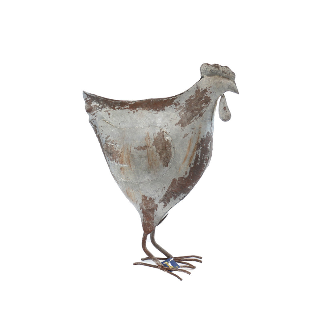 Rustic Hen Large Statue