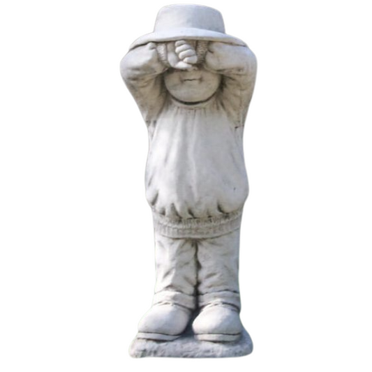 Hiding Boy Statue Statue  