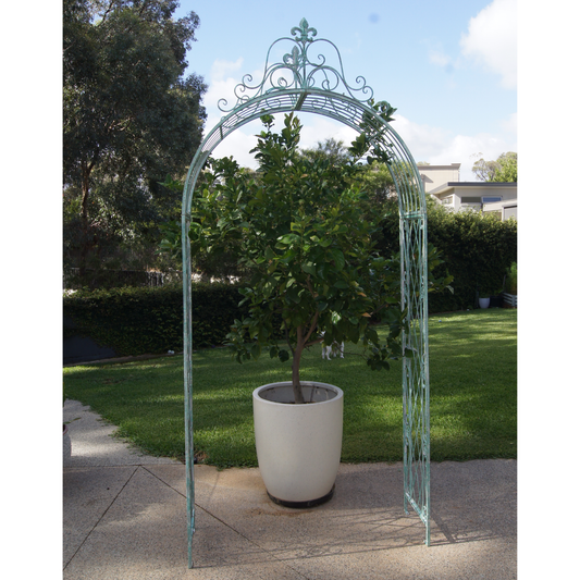 Green Mottled White Arch Outdoor Furniture